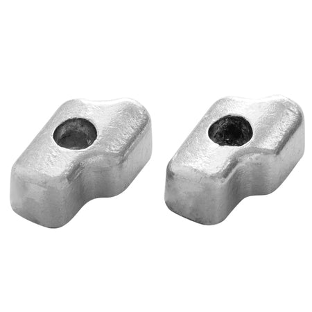 Tecnoseal zinkanode set fra siden med mål 37×23×16 mm