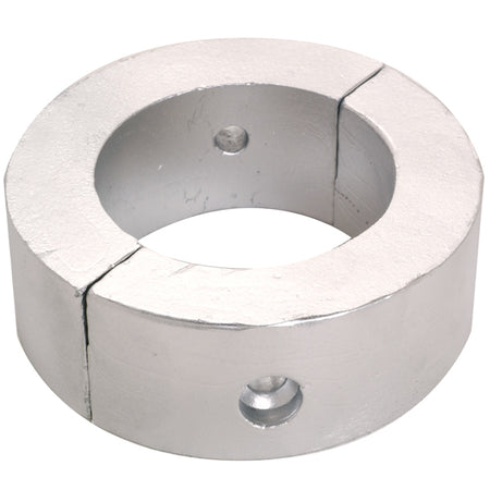 Tecnoseal zink Gori ringanode vist fra siden, perfekt til bådpropeller.
