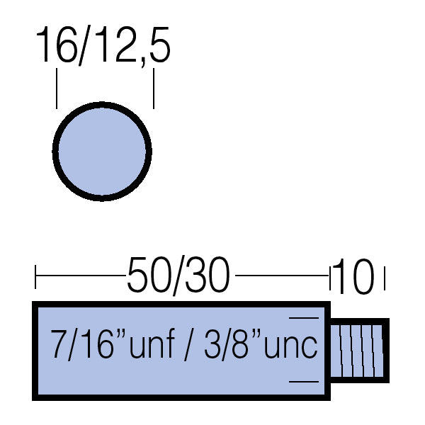 Forreste udsigt af Tecnoseal zink møtrik, ideel til marinetilbehør.