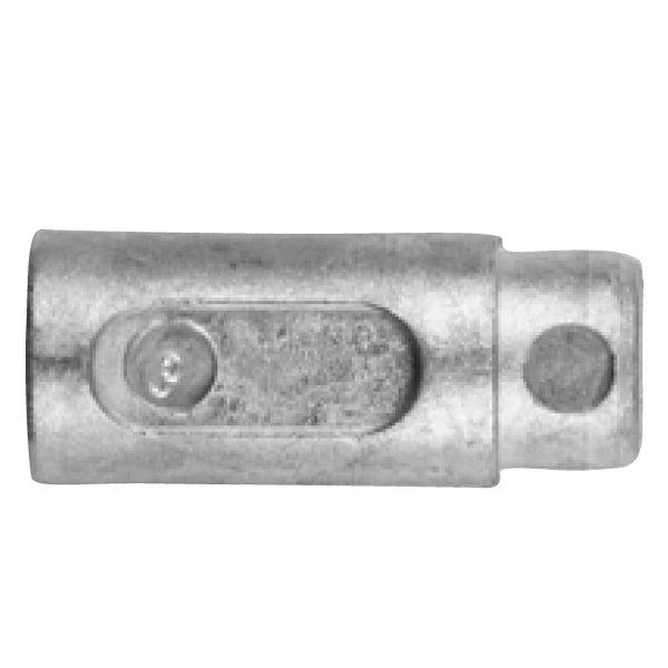 Tecnoseal zink anode set forfra med mål 14x26 mm.