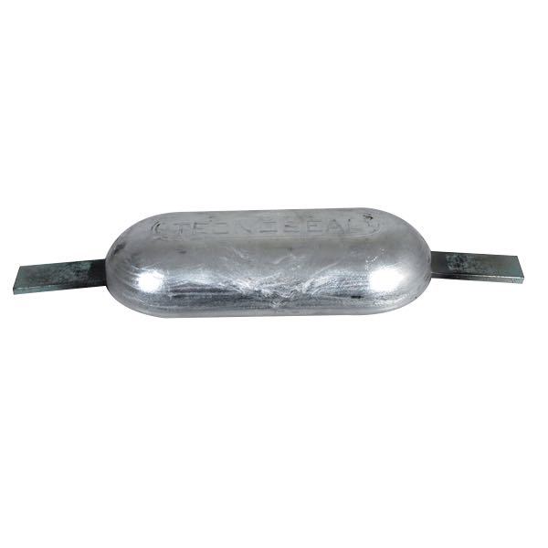Tecnoseal alu anode 1.5 kg set forfra med tydelig modelbetegnelse.