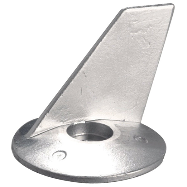 Tecnoseal zinkanode set fra siden, tydelig størrelse og design.