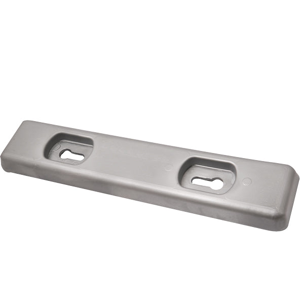 1852 zink anode set fra siden, klar til montering på Sealine 450.
