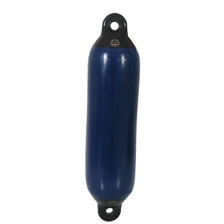 Dan-Fender, 827 fender i marineblå med sort top set fra siden