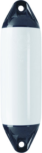Polyform F6 fender monteret på båd