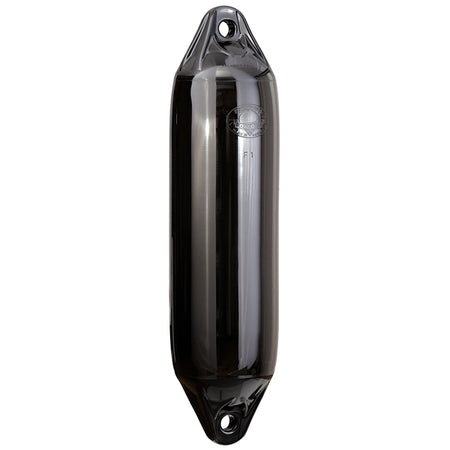 Polyform F01L fender i sort set forfra