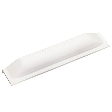Dan-Fender kaj fender i hvid farve, 50x10cm, set fra siden.