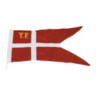 Yachtflag 1852 i størrelsen 79 x 150 cm med snor monteret