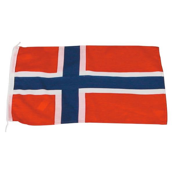 Gæsteflag fra 1852 med Norges flag designet i størrelse 20x30 cm