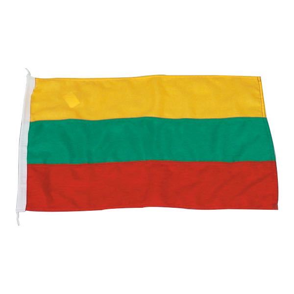 Gæsteflag fra 1852 i farverne fra Litauen, størrelse 30x45 cm.