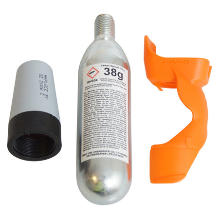 Re-arming pakke UML 38g Pro Sensor Elite fra Crewsaver, vist i emballage.