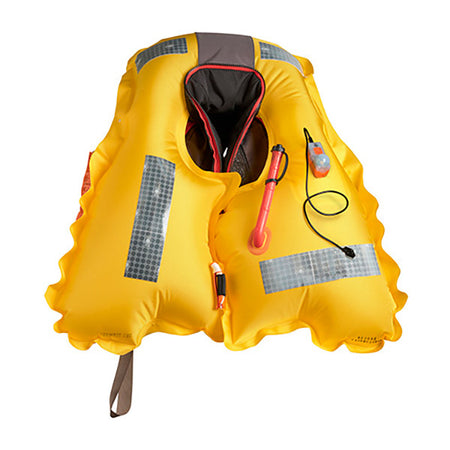 Crewsaver Crewfit 180N Pro red livvest set fra siden