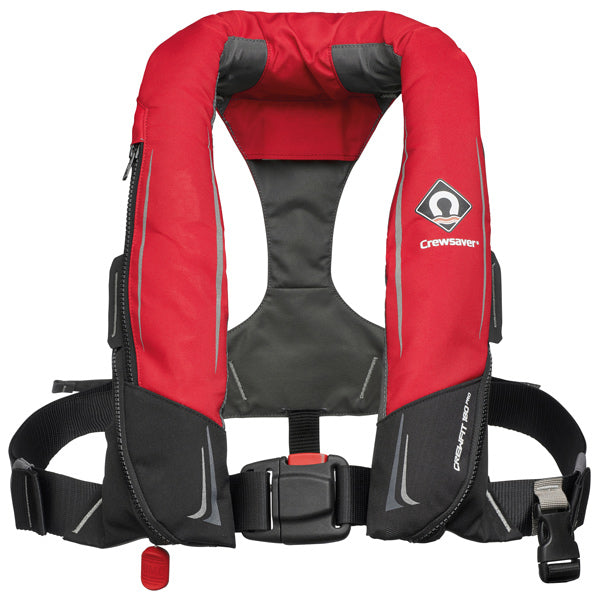 Crewsaver Crewfit 180N Pro red livvest set forfra
