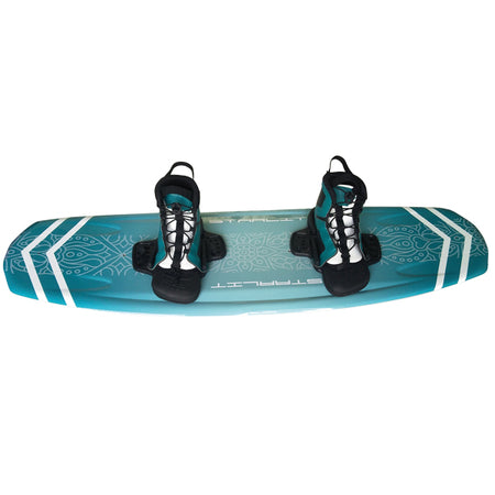 SeaTec Wakeboard Starlit med bindinger i størrelse 40-45 set fra siden