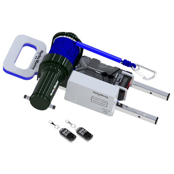 Hurley Davit H3O+ elektrisk ankerspil set ovenfra