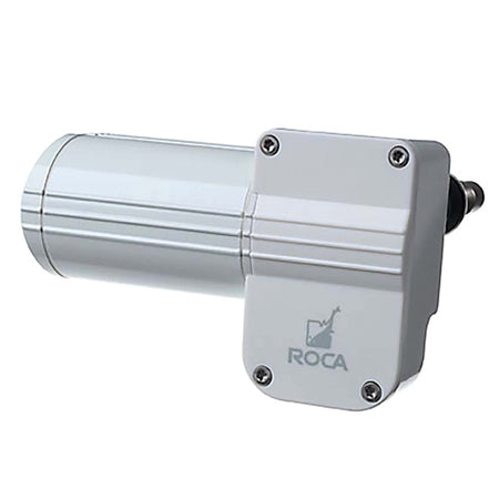 Roca viskermotor W12 set forfra med 68mm aksel og 24V strømforsyning.