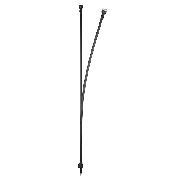 Attwood lanternemast 60 cm set forfra med lyskilde.