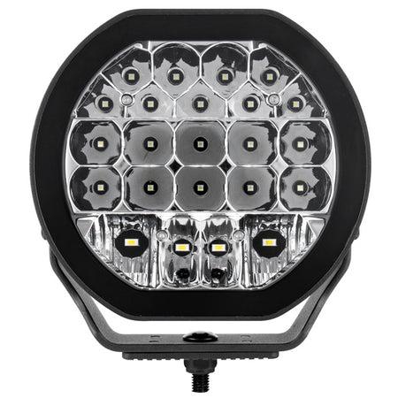1852 LED spotlys vist ovenfra med synlige lysdiode