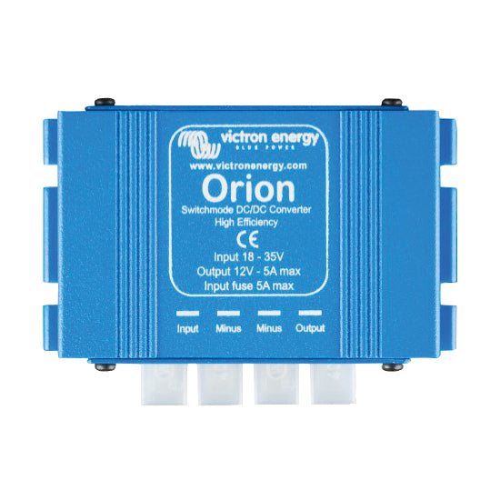 Victron Orion omformer 24 - 12V 25Amp vist fra siden
