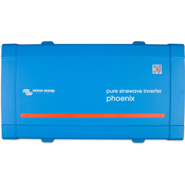 Victron Phoenix inverter set forfra på hvid baggrund
