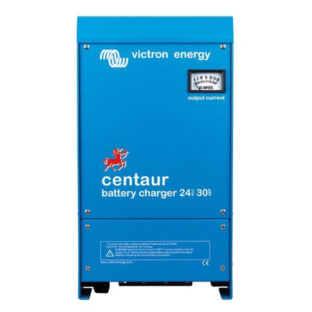 Victron Centaur lader 12V 40Amp set fra siden med tilslutninger