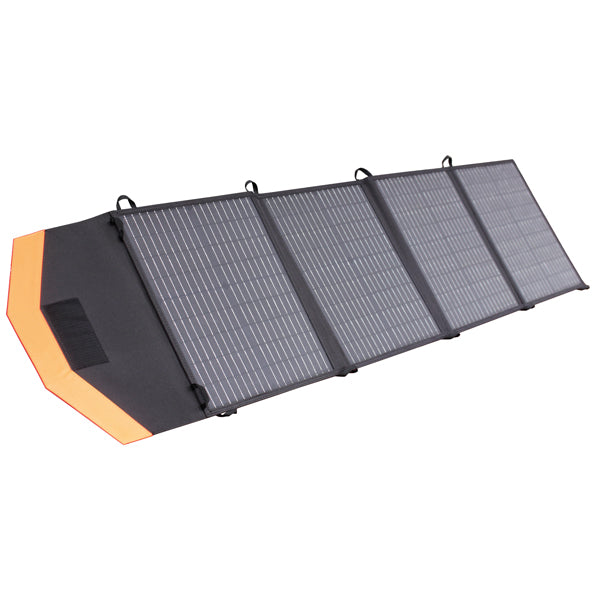 1852 solcellepanel set forfra med foldet design