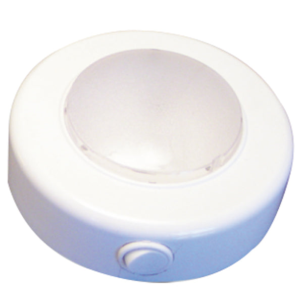 SeaTec, Taklampa LED 12V 2,5W Ø 110mm vit plast