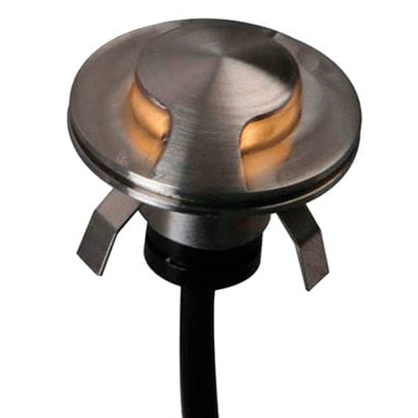 Nautecled SL02 hvid lampe, monteret på bådens loft