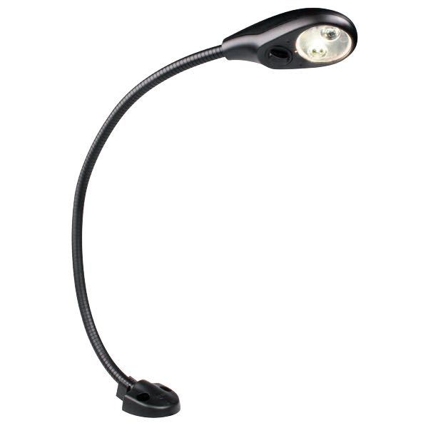 Hella LED kortlampe set forfra, viser design og detaljer