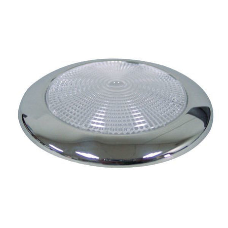 SeaTec LED lampe RF Ø132mm monteret i loftet på en båd