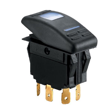 SeaTec kontakt med tre poler, 12v, set fra siden