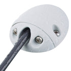 SeaTec 90° kabel gennemføring i grå nylon til bådmontering