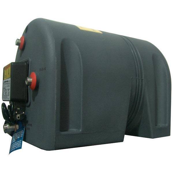 Quick Sigmar varmtvandsbeholder på 40 liter med 220V-800W, set fra siden.