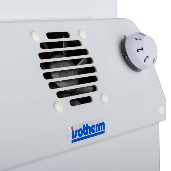 Isotherm VE200 køleskab med åbnet låg og indhold