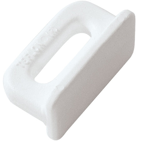 Ronstan slæde 22mm x 42mm set fra siden, anvendt til lineløbere på masten