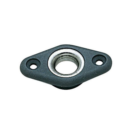 Ronstan linegennemføring 11mm RF bøsning, set fra siden med tydelig detaljevisning.