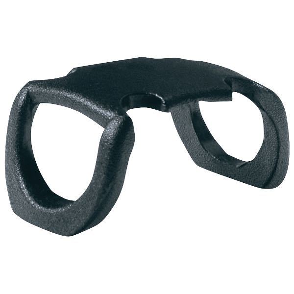Ronstan Orbit samle clips dobbelt, viste fra siden med detaljeret design.