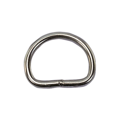 SeaTec D-ring 5x32mm splitter i rustfrit stål, set ovenfra