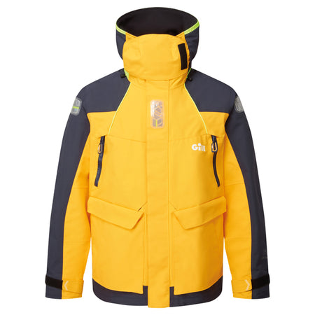 Gill OS26 Offshore Jakke i Goldfusion og Navy set forfra