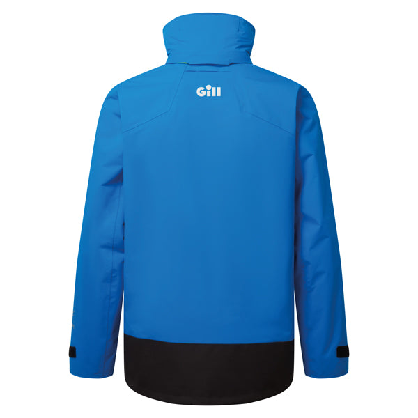 Jakken er lukket og hætten synlig bagfra