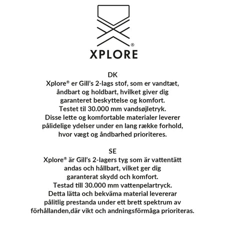 Jakken åbnet med lynlås for at vise indvendige lommer