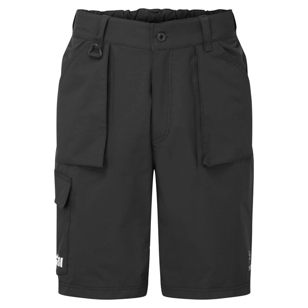 Gill OS33SH Coastal Shorts i sort, set forfra med detaljeret syning