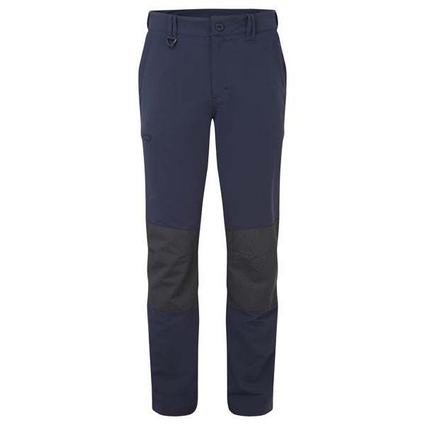 Gill UV023 UV Pro stretch bukser i navy ved hængende på en bøjle