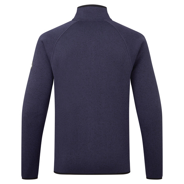 Gill fleecejakke i navy set bagfra, str. M