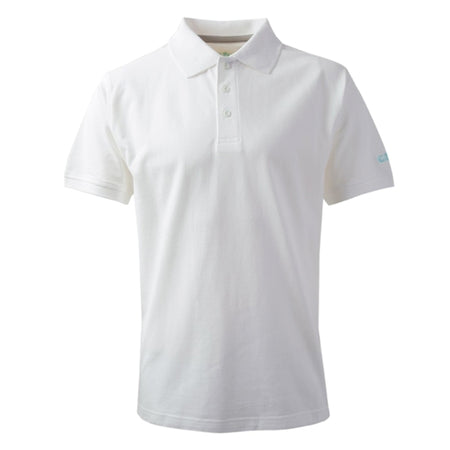 Gill herre pique polo i hvid, str XXL, set forfra.