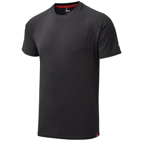 Gill UV010 Men's UV Tec T-Shirt 50+ i grå, set forfra.