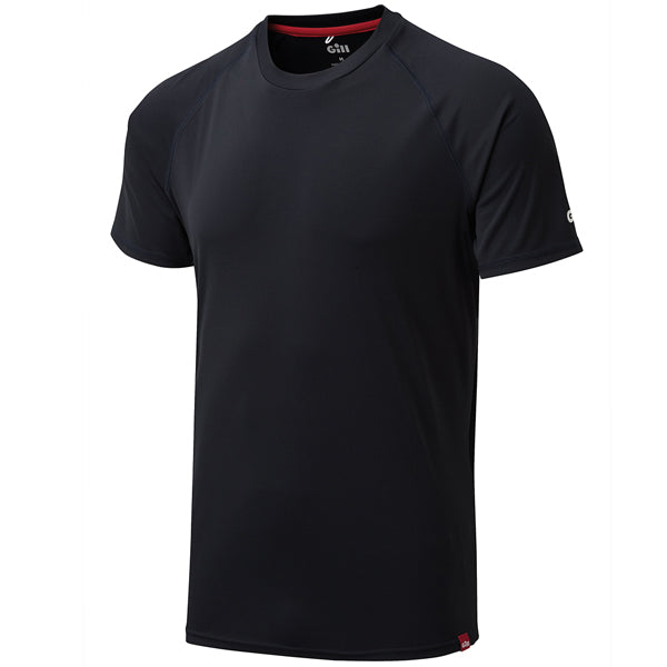 Gill UV010 mænds UV Tec T-shirt i navy, set forfra i størrelse XL