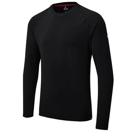Gill UV011 sort T-shirt med logo på brystet