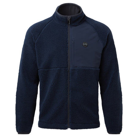 Gill 1704 Cromerty fleece jakke Navy set forfra i XXL størrelse.