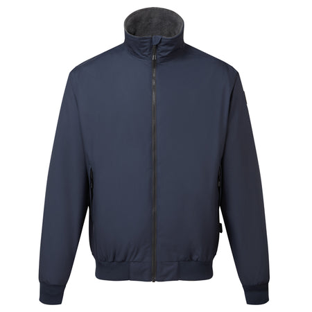 Gill CR01 Crew jakke i navy farve, set forfra på hvid baggrund.